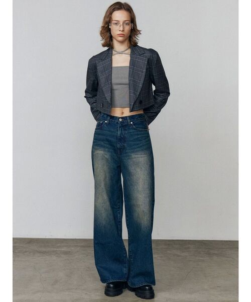 EMODA(エモダ)の「テーラードショートジャケット(テーラードジャケット・レディース・ブラック/グレー/ブラウン・FREE)」の10枚目の写真