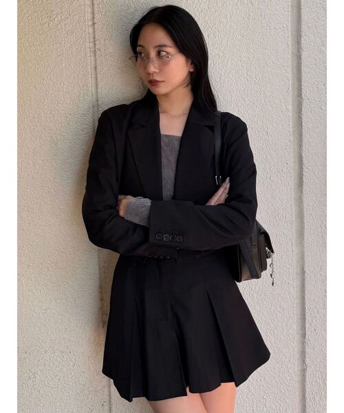 EMODA(エモダ)の「テーラードショートジャケット(テーラードジャケット・レディース・ブラック/グレー/ブラウン・FREE)」の11枚目の写真