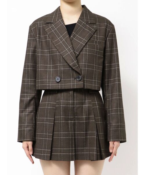 EMODA(エモダ)の「テーラードショートジャケット(テーラードジャケット・レディース・ブラック/グレー/ブラウン・FREE)」の16枚目の写真