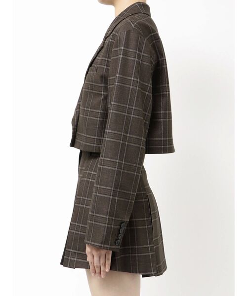 EMODA(エモダ)の「テーラードショートジャケット(テーラードジャケット・レディース・ブラック/グレー/ブラウン・FREE)」の17枚目の写真