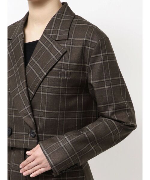 EMODA(エモダ)の「テーラードショートジャケット(テーラードジャケット・レディース・ブラック/グレー/ブラウン・FREE)」の20枚目の写真