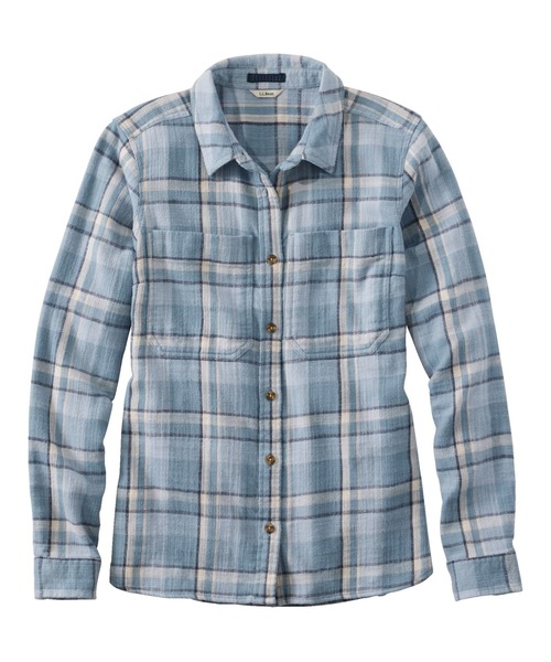 L.L.Bean（エルエルビーン）の「1912 フィールド・フランネル・シャツ 米国フィット・プチ（シャツ/ブラウス・レディース・ブラウン系その他/ベージュ系その他/パープル系その他/ブルー系その他・SMALL/MEDIUM/LARGE）」の4枚目の写真