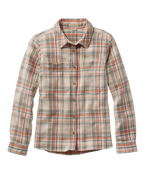 L.L.Bean（エルエルビーン）の「1912 フィールド・フランネル・シャツ 米国フィット・プチ（シャツ/ブラウス・レディース・ブラウン系その他/ベージュ系その他/パープル系その他/ブルー系その他・SMALL/MEDIUM/LARGE）」の12枚目の写真