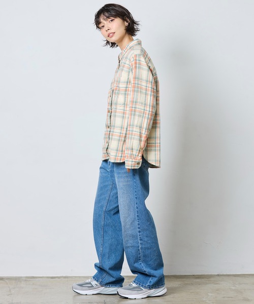 L.L.Bean（エルエルビーン）の「1912 フィールド・フランネル・シャツ 米国フィット・プチ（シャツ/ブラウス・レディース・ブラウン系その他/ベージュ系その他/パープル系その他/ブルー系その他・SMALL/MEDIUM/LARGE）」の10枚目の写真