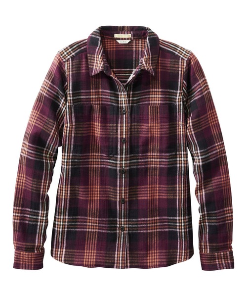 L.L.Bean（エルエルビーン）の「1912 フィールド・フランネル・シャツ 米国フィット・プチ（シャツ/ブラウス・レディース・ブラウン系その他/ベージュ系その他/パープル系その他/ブルー系その他・SMALL/MEDIUM/LARGE）」の13枚目の写真