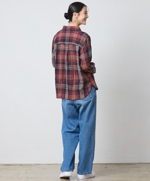 L.L.Bean（エルエルビーン）の「1912 フィールド・フランネル・シャツ 米国フィット・プチ（シャツ/ブラウス・レディース・ブラウン系その他/ベージュ系その他/パープル系その他/ブルー系その他・SMALL/MEDIUM/LARGE）」の15枚目の写真