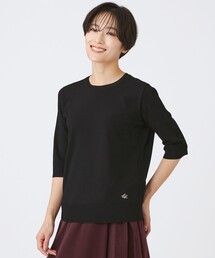 【ウォッシャブル】レーヨンストレッチニットプルオーバー