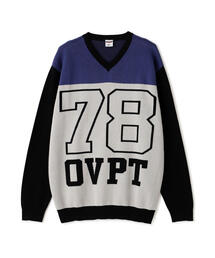 over print（オーバープリント）の「overprint/オーバープリント/78 V NECK  COTTON KNIT（ニット/セーター）」