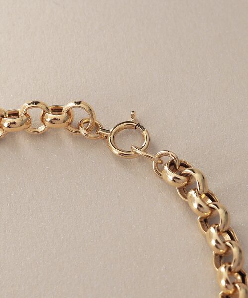 COCOSHNIK（ココシュニック）の「◆K18中空ハーフラウンド ブレスレット（ブレスレット・レディース・イエローゴールド・17）」の4枚目の写真