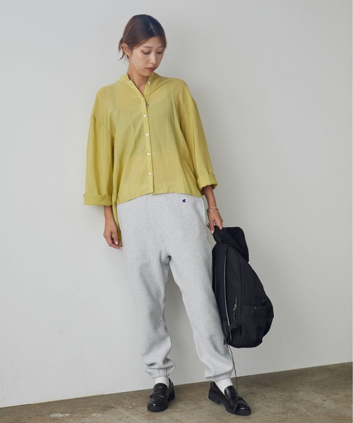 Champion(チャンピオン)の「Champion/チャンピオン RW LONG PANTS リバースウィーブ(R) スウェットパンツ 2026秋冬 秋服(スウェットパンツ・メンズ・ダークネイビー/グレー/ブラック・XL/L/M)」の21枚目の写真