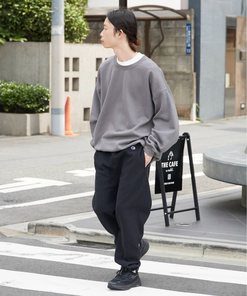 Champion(チャンピオン)の「Champion/チャンピオン RW LONG PANTS リバースウィーブ(R) スウェットパンツ 2026秋冬 秋服(スウェットパンツ・メンズ・ダークネイビー/グレー/ブラック・XL/L/M)」の11枚目の写真