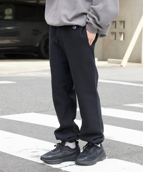 Champion(チャンピオン)の「Champion/チャンピオン RW LONG PANTS リバースウィーブ(R) スウェットパンツ 2026秋冬 秋服(スウェットパンツ・メンズ・ダークネイビー/グレー/ブラック・XL/L/M)」の4枚目の写真