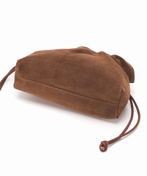 AULENTTI（オウレンティ）の「《ＷEB限定追加》【AULENTTI/オウレンティ】キンチャクBAG SWEDE（ショルダーバッグ・レディース・ブラウン・FREE）」の14枚目の写真