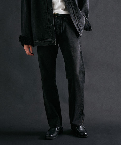 EDIFICE×リーバイス 30th 別注 501 デニム BLACK Levi's(リーバイス) 30th 別注 501(R) BLACK L30(デニムパンツ
