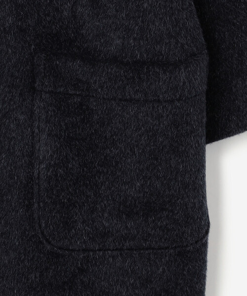 GALLEGO DESPORTES(ギャレゴデスポート)の「GALLEGO DESPORTES | ラウンドカラー ウールコート SOLID WOMEN(その他アウター・レディース・ネイビー・S)」の5枚目の写真