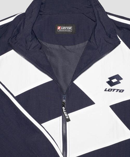 LOTTO（ロット）の「LOTTO　LOSANGA NYLON BLOUSON（ナイロンジャケット・メンズ・ネイビー/ブラック・MEDIUM/XX-LARGE/LARGE/X-LARGE）」の10枚目の写真