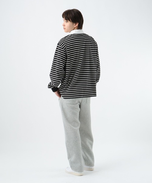 GLOBAL WORK(グローバルワーク)の「ロゴ刺繍ラガーシャツ長袖/AND YUA ANY/591440(Tシャツ/カットソー・キッズ・ブラック/ライトグレー・MEDIUM/LARGE)」の16枚目の写真