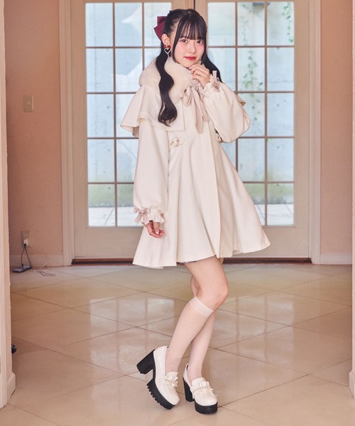 セール】マルチWAYケープファーカラーコート（その他アウター