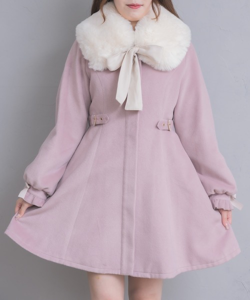 ROJITA マルチWAYケープファーカラーコート セール】マルチWAYケープファーカラーコート（その他アウター