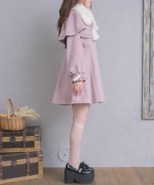 セール】マルチWAYケープファーカラーコート（その他アウター