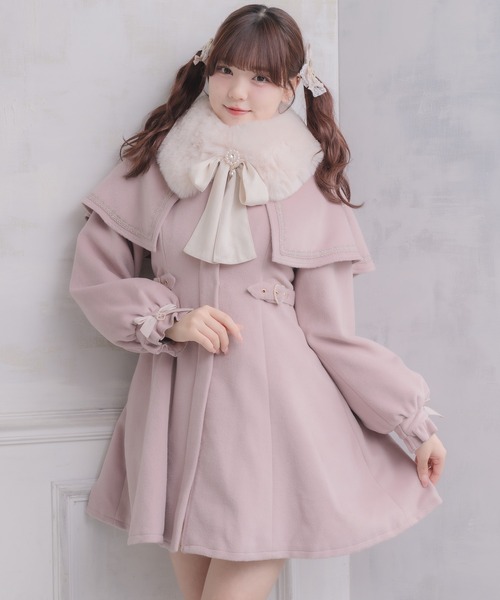 セール】マルチWAYケープファーカラーコート（その他アウター