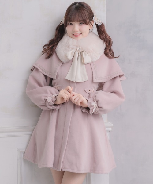 セール】マルチWAYケープファーカラーコート（その他アウター