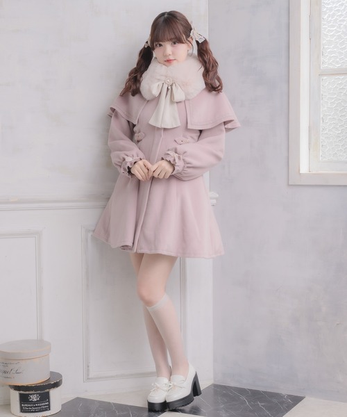 セール】マルチWAYケープファーカラーコート（その他アウター