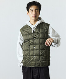 限定展開 TAION/タイオン ベーシック Vネックボタン インナーダウンベスト / TAION-001