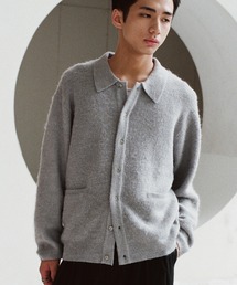 WYM LIDNM | MOHAIR BLEND KNIT SHIRT CARDIGAN(ニット/セーター)