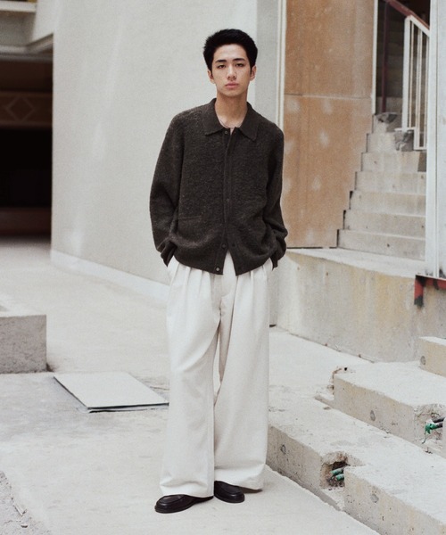 WYM LIDNM（ウィム バイ リドム）の「MOHAIR BLEND KNIT SHIRT