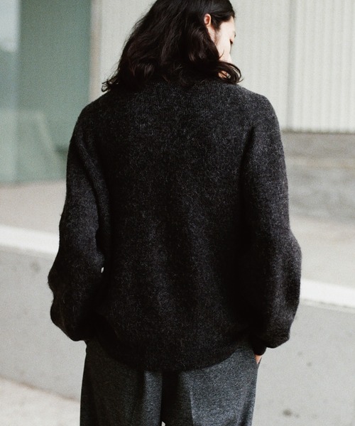 WYM LIDNM（ウィム バイ リドム）の「MOHAIR BLEND KNIT SHIRT