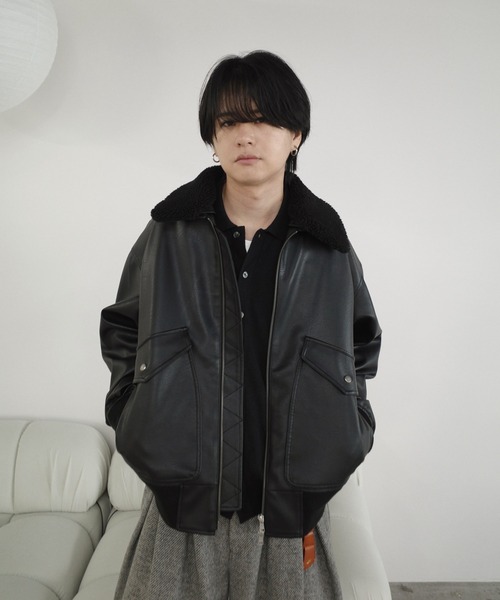 MOHAIR BLEND KNIT SHIRT CARDIGAN（ニット/セーター）｜WYM LIDNM