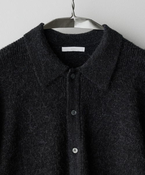WYM LIDNM(ウィム バイ リドム)の「MOHAIR BLEND KNIT SHIRT CARDIGAN(ニット/セーター・メンズ・ライトグレー/アッシュブラウン/ブルー系/チャコール・M/L/S)」の21枚目の写真