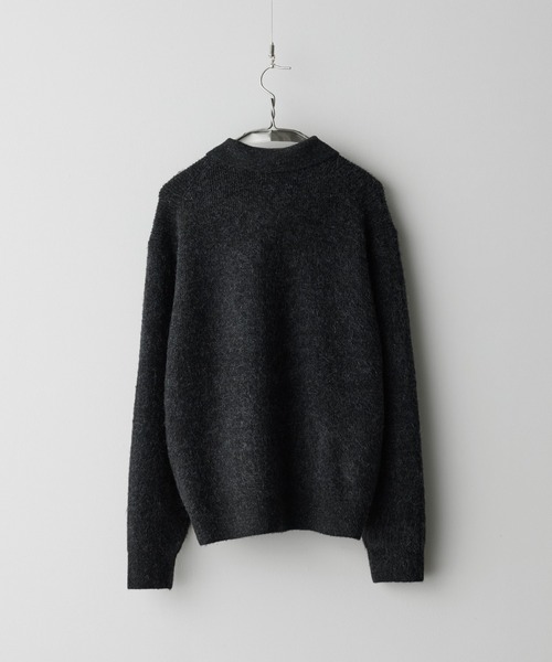 MOHAIR BLEND KNIT SHIRT CARDIGAN（ニット/セーター）｜WYM LIDNM