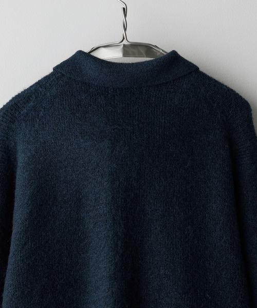 MOHAIR BLEND KNIT SHIRT CARDIGAN（ニット/セーター）｜WYM LIDNM