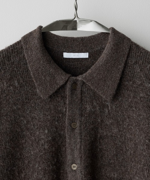 MOHAIR BLEND KNIT SHIRT CARDIGAN（ニット/セーター）｜WYM LIDNM