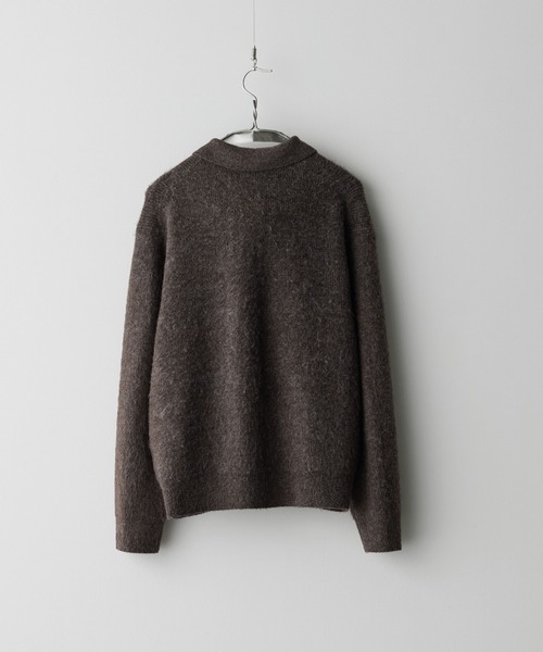 MOHAIR BLEND KNIT SHIRT CARDIGAN（ニット/セーター）｜WYM LIDNM