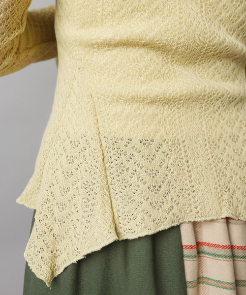 SPINNS（スピンズ）の「【セットアイテム】レースカーディガン/フレアスリーブ/ローズタイ付き/NEO森ガール（カーディガン/ボレロ・レディース・アイボリー/ベージュ/ブラウン・ONESIZE）」の18枚目の写真