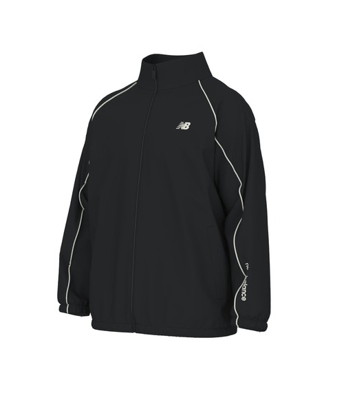 NEW BALANCE（ニューバランス）の「ニューバランス New Balance ウーブントラックジャケット _裏トリコット起毛（ジャージ・メンズ・ネイビー/ブラウン/ブラック・S/M/L/LL/3L）」の20枚目の写真