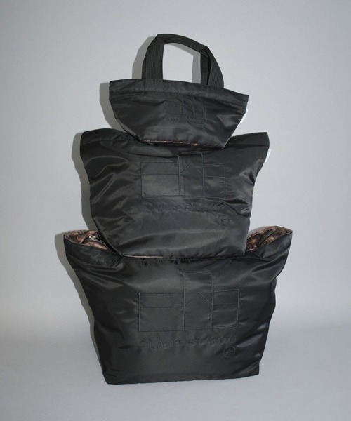 CLANE（クラネ）の「CLANE x FRGMT SMALL BAG（トートバッグ・レディース・カーキ/ブラック・S）」の3枚目の写真
