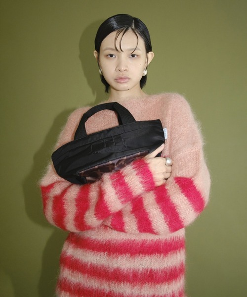 CLANE（クラネ）の「CLANE x FRGMT SMALL BAG（トートバッグ・レディース・カーキ/ブラック・S）」の4枚目の写真