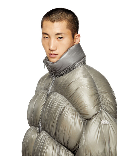 セール】メンズ ジップアップダウンジャケット W-CHOCO（ダウン