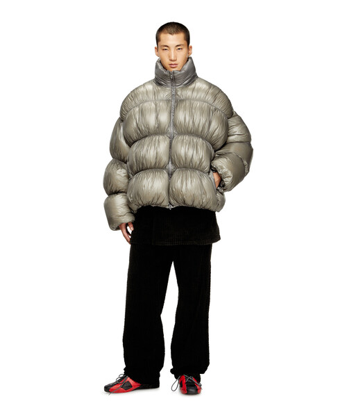 DIESEL（ディーゼル）の「メンズ ジップアップダウンジャケット W-CHOCO（ダウンジャケット/コート・メンズ・グレー系その他/ブラック・44/46/48/50/52/54）」の10枚目の写真