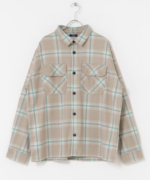 ITEMS URBANRESEARCH(アイテムズ アーバンリサーチ)の「オンブレチェック CPOジャケット(その他アウター・メンズ・ベージュ/チャコールグレー/ネイビー・MEDIUM/LARGE)」の10枚目の写真