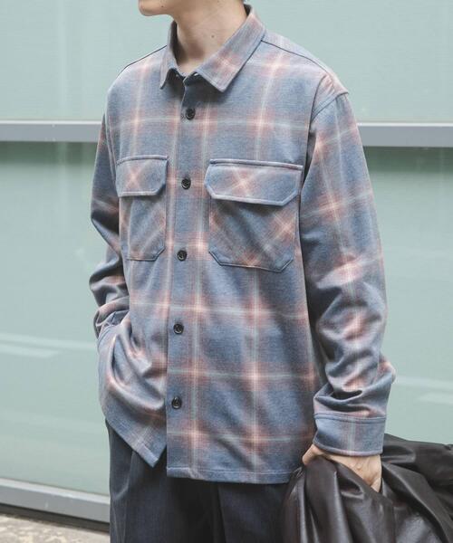 ITEMS URBANRESEARCH(アイテムズ アーバンリサーチ)の「オンブレチェック CPOジャケット(その他アウター・メンズ・ベージュ/チャコールグレー/ネイビー・MEDIUM/LARGE)」の12枚目の写真