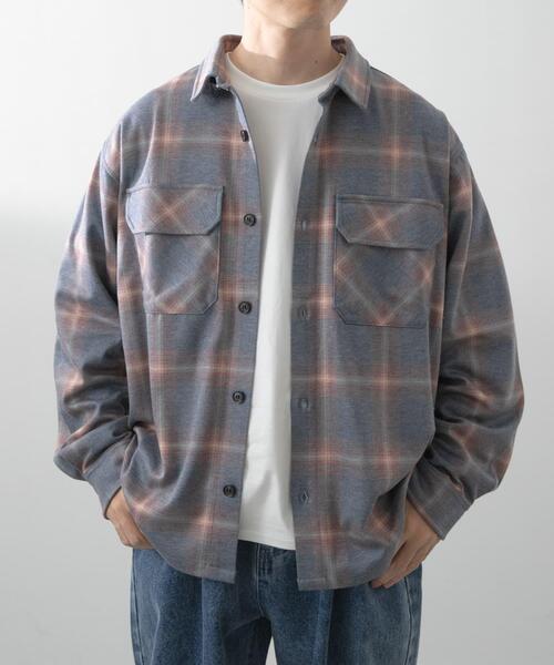 ITEMS URBANRESEARCH(アイテムズ アーバンリサーチ)の「オンブレチェック CPOジャケット(その他アウター・メンズ・ベージュ/チャコールグレー/ネイビー・MEDIUM/LARGE)」の18枚目の写真