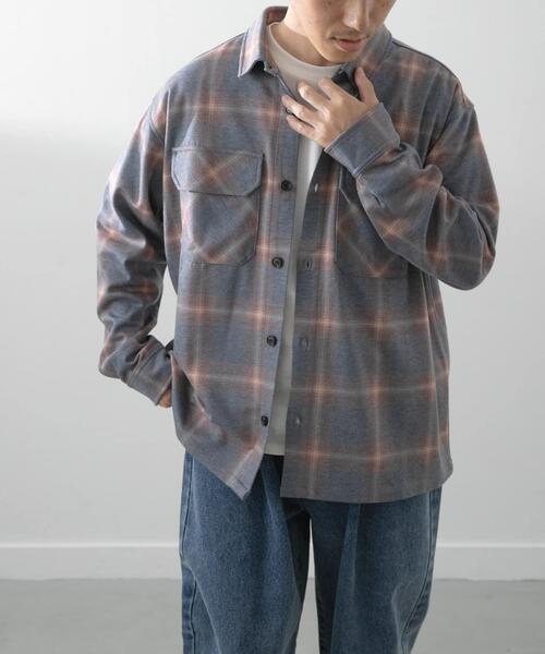 ITEMS URBANRESEARCH(アイテムズ アーバンリサーチ)の「オンブレチェック CPOジャケット(その他アウター・メンズ・ベージュ/チャコールグレー/ネイビー・MEDIUM/LARGE)」の19枚目の写真