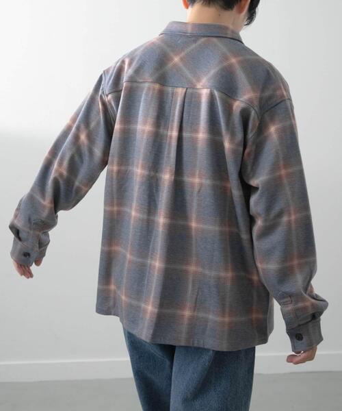 ITEMS URBANRESEARCH(アイテムズ アーバンリサーチ)の「オンブレチェック CPOジャケット(その他アウター・メンズ・ベージュ/チャコールグレー/ネイビー・MEDIUM/LARGE)」の21枚目の写真