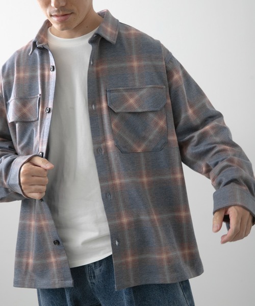 セール】オンブレチェック CPOジャケット（その他アウター）｜ITEMS