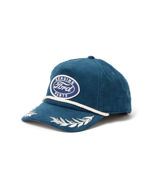 AMERICAN NEEDLE(アメリカンニードル)の「AMERICAN NEEDLE / Corduroy Rope - FORD(キャップ・メンズ・ブラック/ブルー・ONE SIZE)」の2枚目の写真